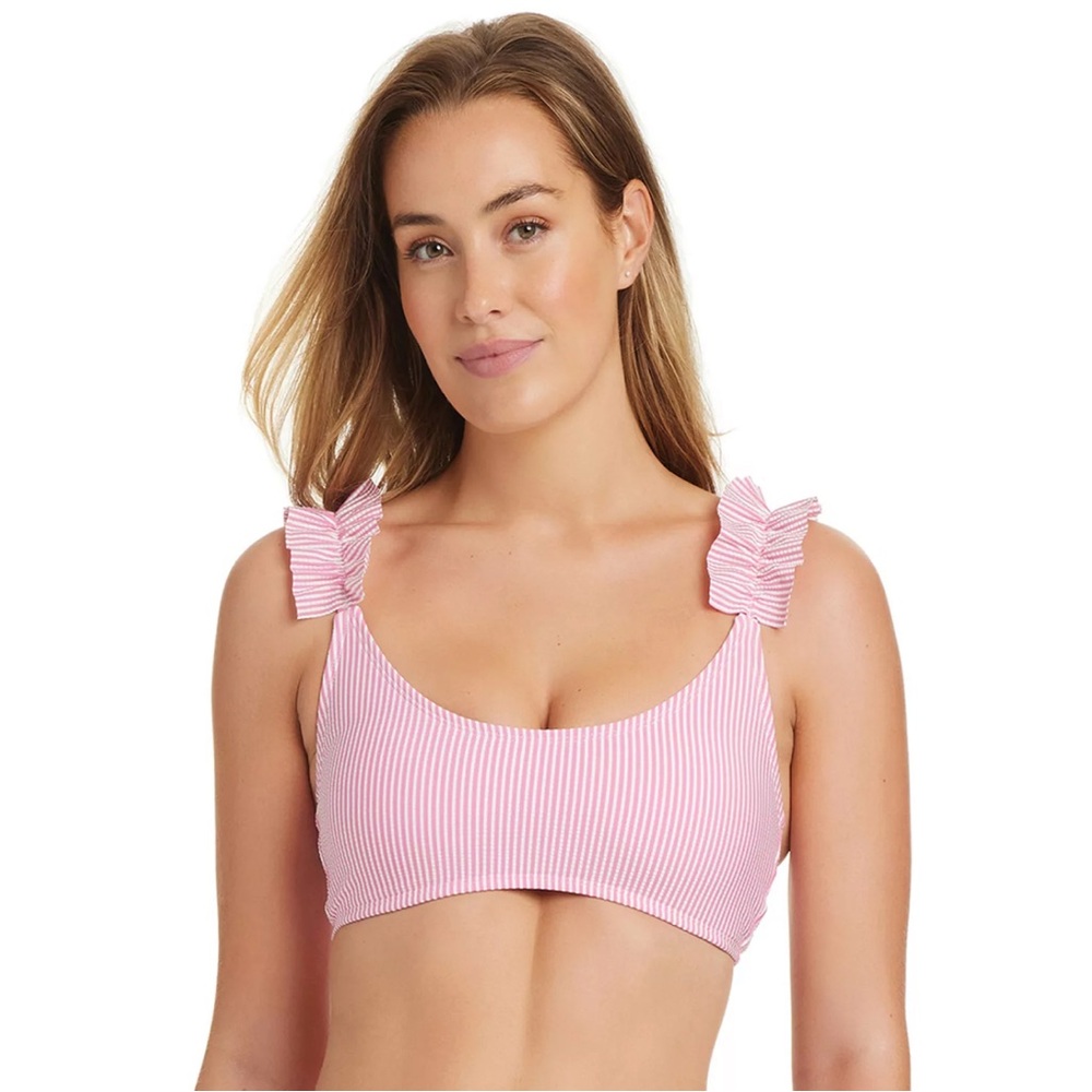 NWT Pink Striped Women's 2 piece bikini